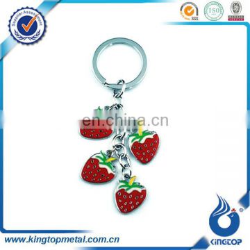 custom strawberry keychain