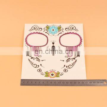 Halloween Decoration Costume face tattoo sticker for Horror Cosplay Halloween Party