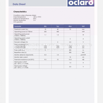 OCLARO 1060nm/1070nm Pump LC96A1070-20R photo-3