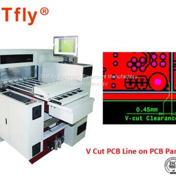 V Cut PCB Scoring Machine 0-40m/Min Processing Speed