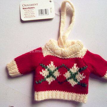 Toy knitting sweater