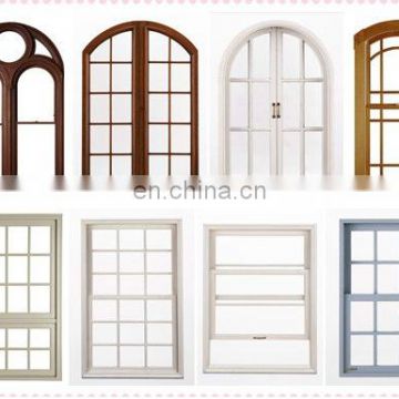 Australia standard clear float glass upvc profile decorative fixed/sliding window grill design round