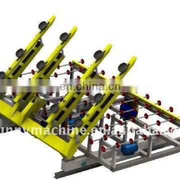 Hydraulic glass loading machine