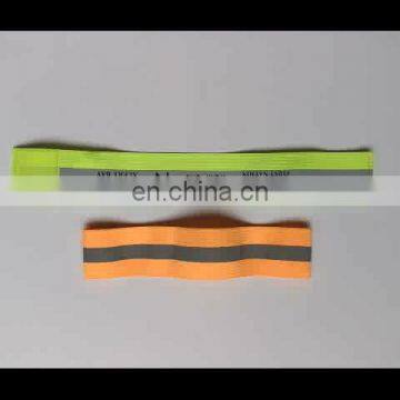 Wholesale custom running elastic reflective armband for sports