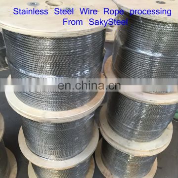 6*19w high capacity steel wire rope for crane