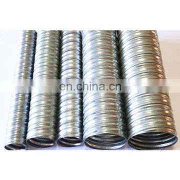 60mm 75mm Prestressed Post Tension galvanized round Corrugated Metal Duct