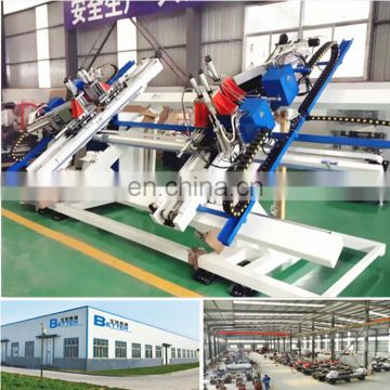 Equipment for fabricating PVC windows doors / plastic four corner welder