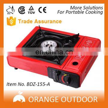 Orange Outdoor Picnic Portable Cassette Camping Gas Stove photo-3