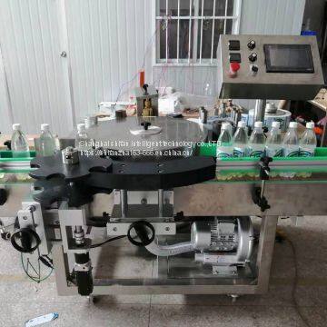 Linear hot melt adhesive labeling machine