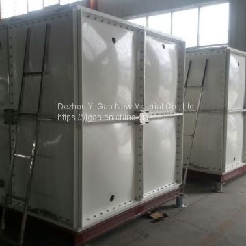 50cubic FRP/GRP/smc circulating water tank for cooling tower tank