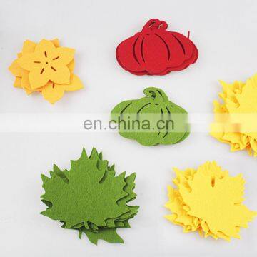 Customized Laser Cutting Maple Leaves Design Felt Placemat From China Supplier photo-7