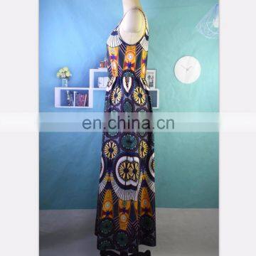 Factory Direct Summer Flower Mom Girl Long Maxi Dress Mother Daughter Matching Dress photo-6