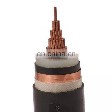 Medium Voltage Single Core Copper Conductor XLPE Insulated Copper Tape Screened PVC Sheathed N2XSY Power Cable photo-2