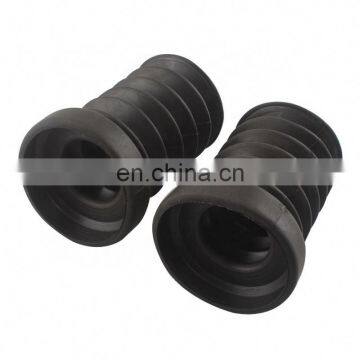 Motorcycle Rubber Fork Cover Gaiters Gators Boot Shock Absorber Black For Harley Touring Shock Absorber FLHX 97-13