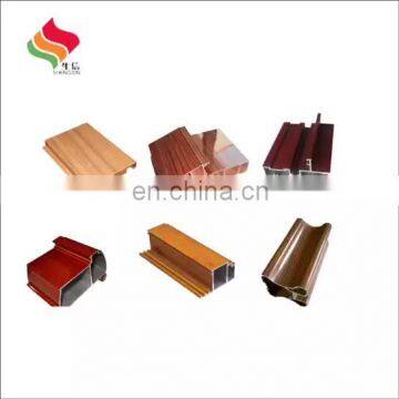 SHENGXIN hot selling wooden cabinet aluminum profile wood grain window door aluminium frame