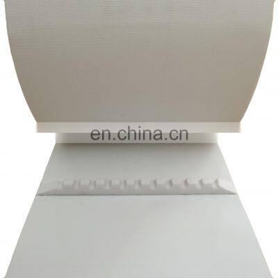 White PVC Cleats Coating PVC Conveyor Belt