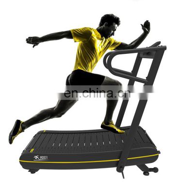 home gym Curved treadmill & air runner Walking Reduces Stress and Increase Caloric Expenditure running machine equipment