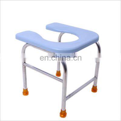 Simple and lightweight stainless steel toilet chair ultra high load-bearing disabled toilet Commode Chair