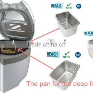 all size SS deep fryer pan