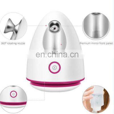 OEM Packages 220W Mini Facial Nano Steamer Portable Face Steamer With 8-10Mins Working Time