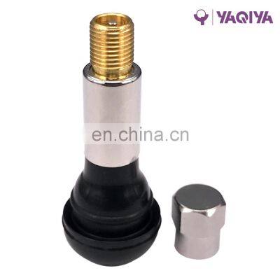 Snap In Tubeless Tire Valve With Natural Rubber Anti Leakage Valves