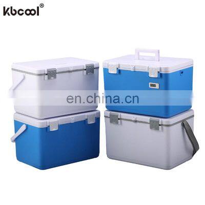 12L 15L 22L kbcool Portable Blood Transport Ice box Plastic Vaccine Cooler Box drinks cans Ice chest cooler