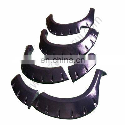 Factory Wholesales Black Abs Fender Flares For Hilux Vigo Revo