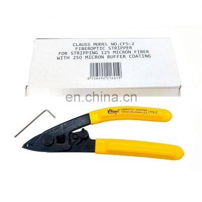 FTTH Tool of CFS-2 CFS-3 Yellow Fiber Optic Stripper ftth fiber optic drop cable fiber stripper