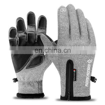 2021 winter waterproof full finger cycling racing outdoor ski sport gloves riding motocross gloves touch screen gloves