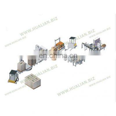 XZB HUALIAN Carton Automatic four side sealing carton packing production machines line