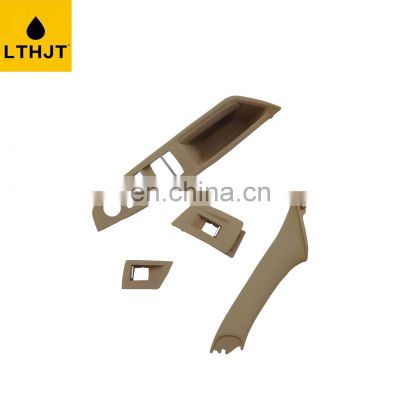 51417225875 For BMW F18 Car Accessories Auto Parts Inner Door Handle Window Switch Panel Beige Seven Sets 5141 7225 875