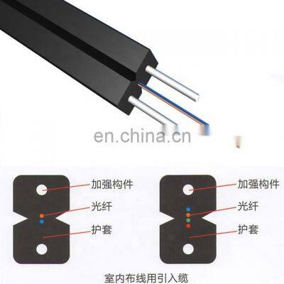 High Quality Lszh Figure 8 Drop Fiber Optic Cable Price Indoor Outdoor 1 Core 2 Core FTTH Drop Cable G657 photo-4