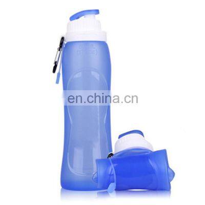 Eco-friendly Foldable/Collapsible Silicone Water Bottle photo-5