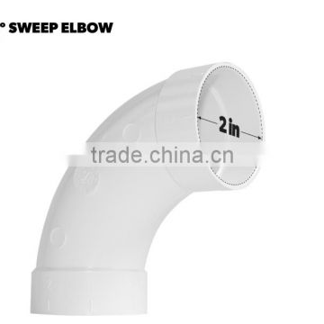 Central Vacuum System 90 Degree Sweep Fitting