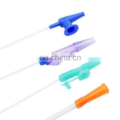 Hot Sale Professional High Quality Medical Grade Pvc Disposable Ring Tip Suction Catheter With Control Tip Suction Catheter Kit