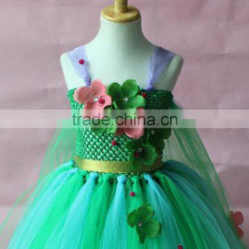 NEW Elsa Inspired Tutu Dress Great for Costumes and Dress up Girl Fantasy Elsa Green Dress Quality Choice photo-4