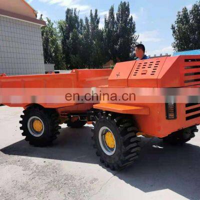 FCD60 6 TON 4x4 mine dump truck mini dumper on wheels