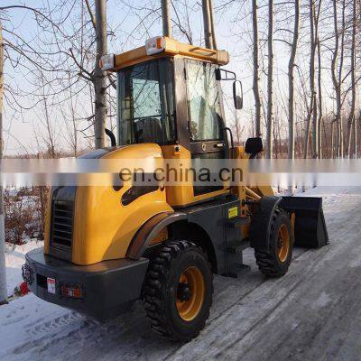 China ZL10F mini wheel loader scoop mini front end loader for sale