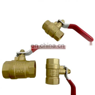 High Pressure Valve Brass Oil Gas 1/2 Copper Forged Brass Ball Valve For Home Kitchen