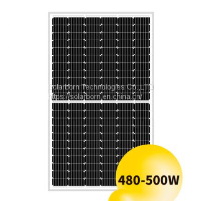 500W Mono Solar Panel With 132 Pieces Solar Cells