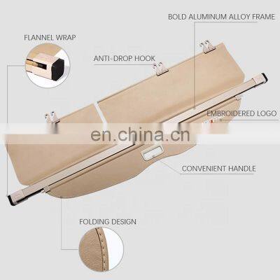 Car Rear Trunk Interior Partition Car Interior Cargo Cover for Non Retractable Ford Focus 2012 2013 2014 2015 2016 2017 2018