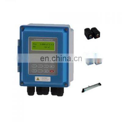 Taijia clamp on online ultrasonic liquid control flow meter for large diameter pipe flow meter for water