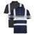 Custom American Workwear Shirts Work Safety Polo Shirt With Logo Reflective Strips