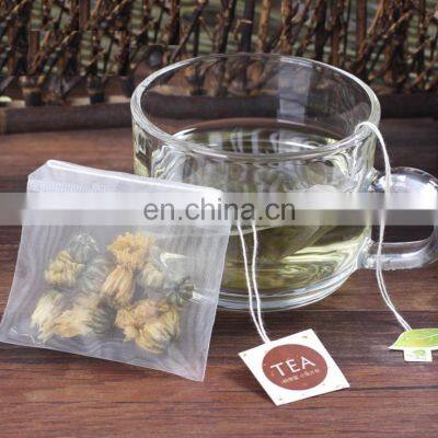 Biodegradable Empty Pyramid Nylon Tea Bag With Tab photo-3
