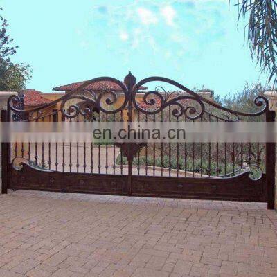 Hot Dipped Galvanized Steel Gate Fence Garden Steel Fence Gate With Post photo-4