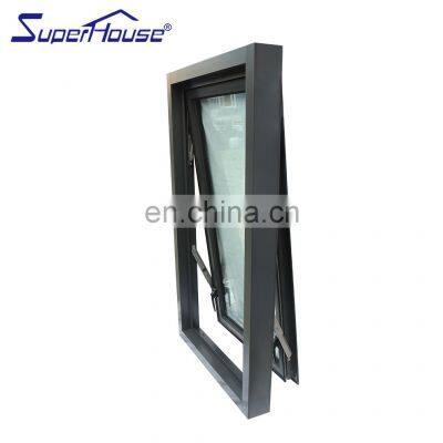 NFRC Australia standard double glazed window aluminum awning window manual control awning window opener