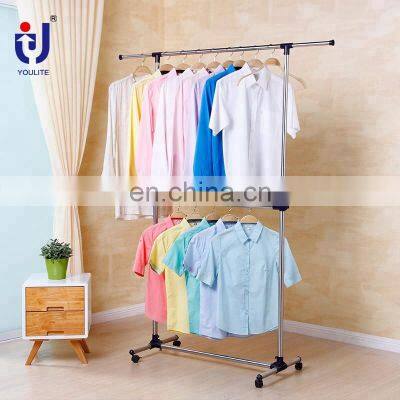 YOULITE clothing store and shelves rolling laundry rack for clothes bedroom