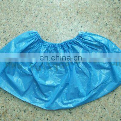 Biodegradable CPE Plastic Blue Shoe Cover photo-4