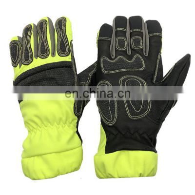 Firefighting Fireman Glove gant Safety Firefigher Protection Fire Resistant Gloves