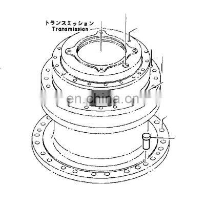 9063877 9199560 EX1900-6 Excavator Transmission Gear Box EX1800 Swing Gearbox For Hitachi